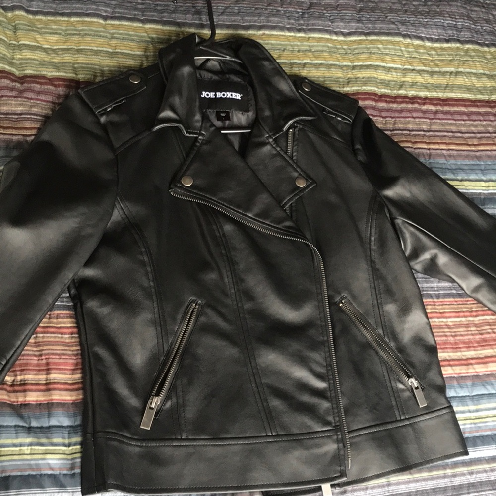 Black leather jacket never worn